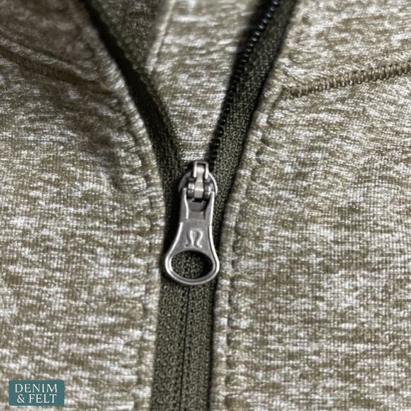 Lululemon Rush Hour 1/2 Zip Pullover Sweatshirt Olive Green Size 8 ~ EUC!! - Picture 9 of 16
